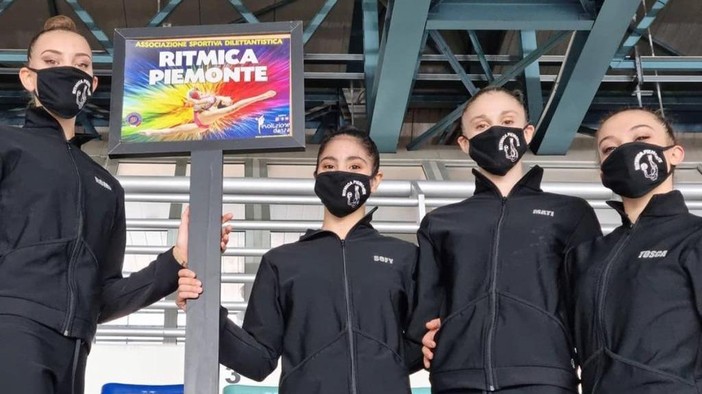 Ginnastica: Alessia Toscano e Sofia Righi brillano in serie B di ritmica