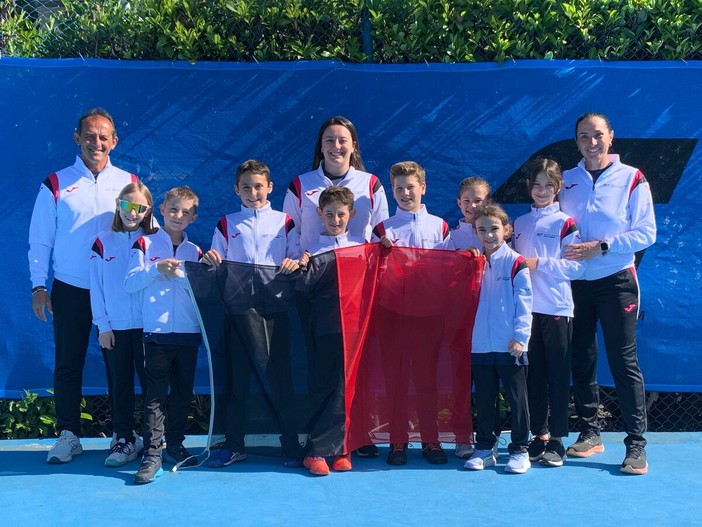 Da sn: Paonessa, Crimiti, Mosca Marc, Petacchi, Fristachi, Bionaz, Pettenon, Pomat Armand, Paternolli, Stan