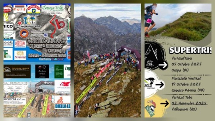 Vertikal Tovo 2025, record da battere e Supertris: gemellaggio con Morrisolo e Vertical Tube Vertikal Tovo 2025, record da battere e Supertris: gemellaggio con Morrisolo e Vertical Tube