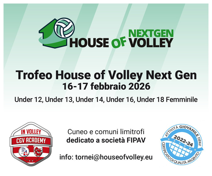 Vivi l’esperienza sportiva di “House of Volley NEXTGEN”: aperta la ricerca di volontari e partner
